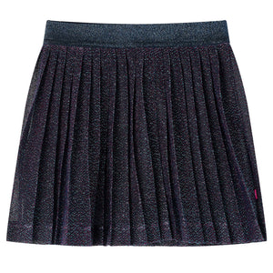 Vidaxl kinderrokje met glitters 104 marineblauw