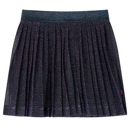 Vidaxl kinderrokje met glitters 116 marineblauw