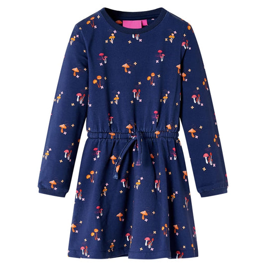 Vidaxl kinderjurkje 128 marineblauw