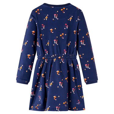 Vidaxl kinderjurkje 128 marineblauw
