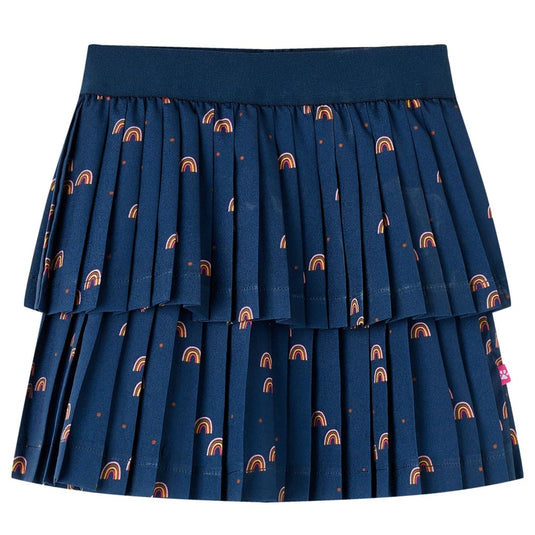 Vidaxl kinderrokje 104 marineblauw