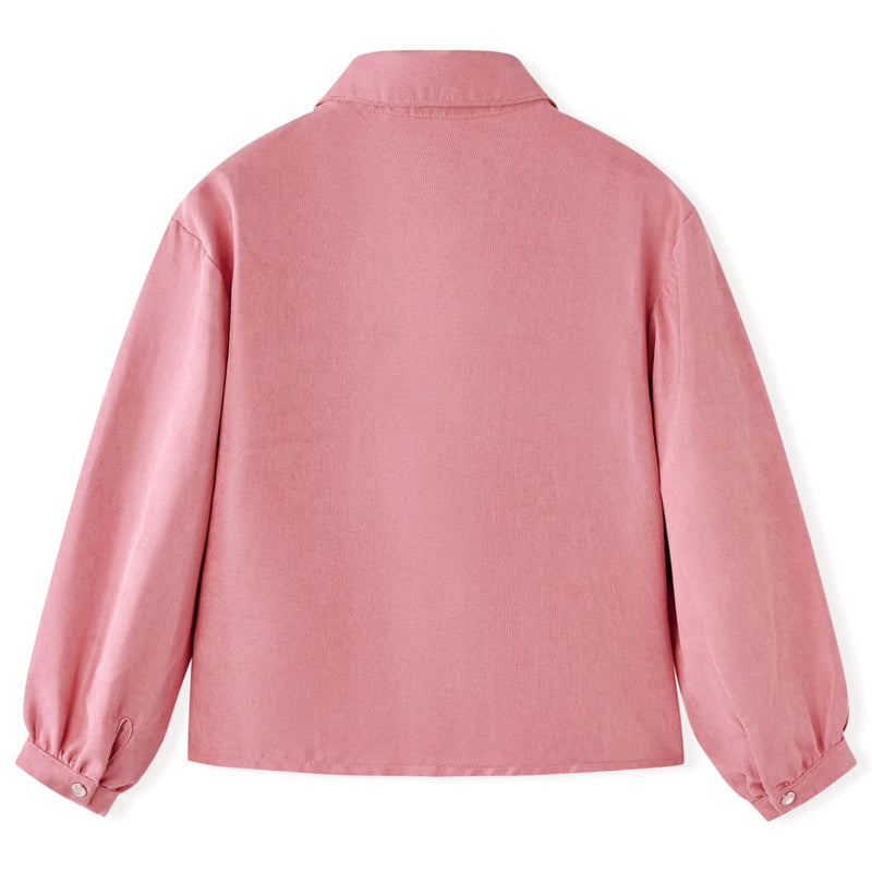 Load image into Gallery viewer, VidaXL Kinderblouse met lantaarnmouwen 128 oudroze

