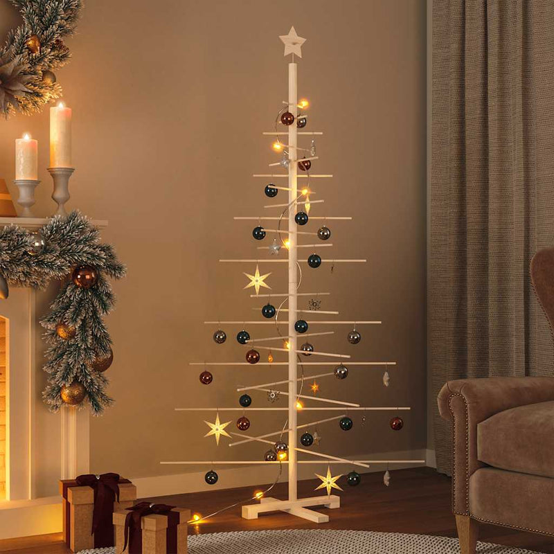 ギャラリービューアに画像をロードする, Vidaxl kerstdecoratie kerstboom 180 cm massief grenenhout
