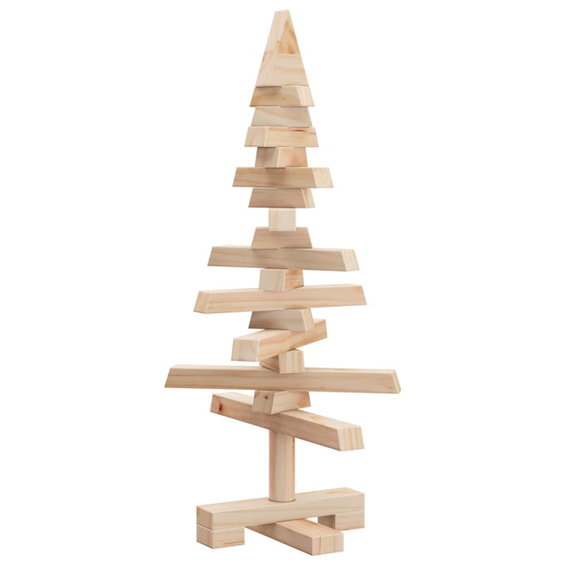 Load image into Gallery viewer, Vidaxl kerstdecoratie kerstboom 60 cm massief grenenhout
