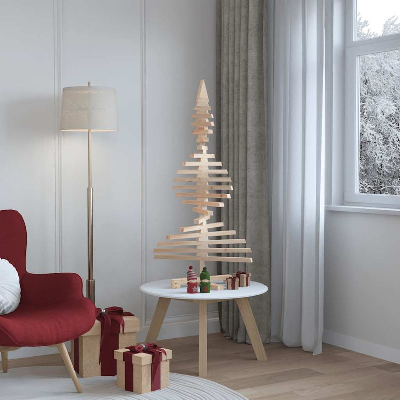 ギャラリービューアに画像をロードする, Vidaxl kerstdecoratie kerstboom 120 cm massief grenenhout
