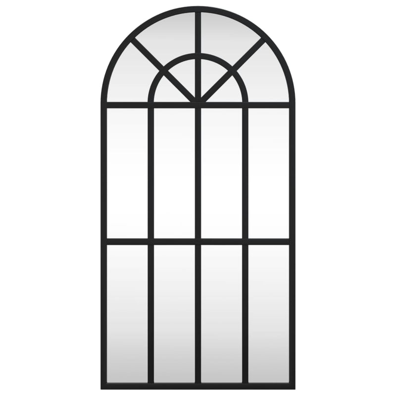 Load image into Gallery viewer, Vidaxl wandspiegel boog 30x60 cm ijzer zwart
