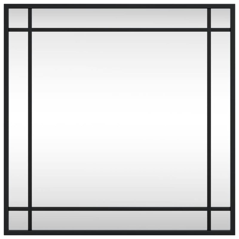 Load image into Gallery viewer, Vidaxl wandspiegel vierkant 50x50 cm ijzer zwart
