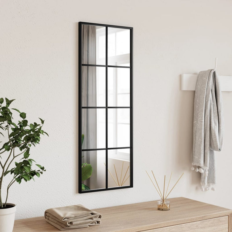 Load image into Gallery viewer, Vidaxl wandspiegel rechthoekig 30x80 cm ijzer zwart
