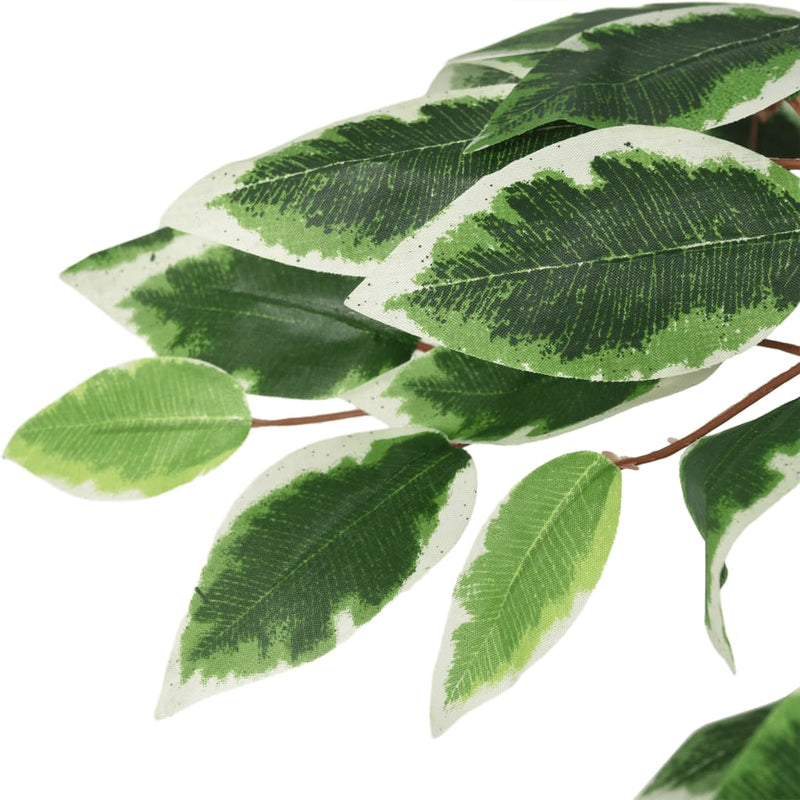 Afbeelding laden in galerijviewer, Vidaxl kunstplant ficus 378 bladeren 80 cm groen
