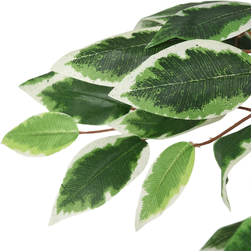 Chargez l'image dans la visionneuse de la galerie, Vidaxl kunstplant ficus 756 bladeren 150 cm groen
