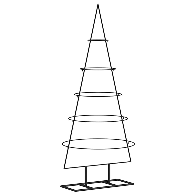 Load image into Gallery viewer, Vidaxl kerstdecoratie kerstboom 125 cm metaal zwart
