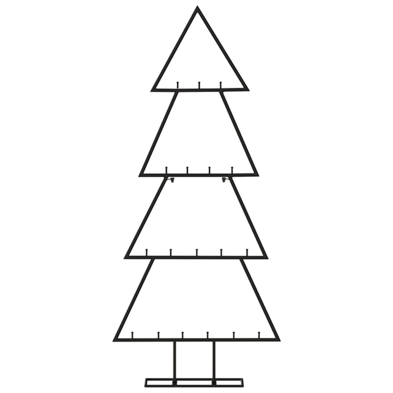 Load image into Gallery viewer, Vidaxl kerstdecoratie kerstboom 90 cm metaal zwart

