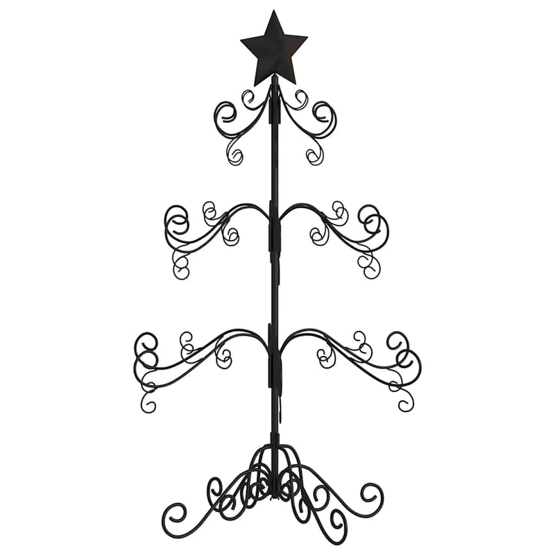 Afbeelding laden in galerijviewer, Vidaxl kerstdecoratie kerstboom 90 cm metaal zwart
