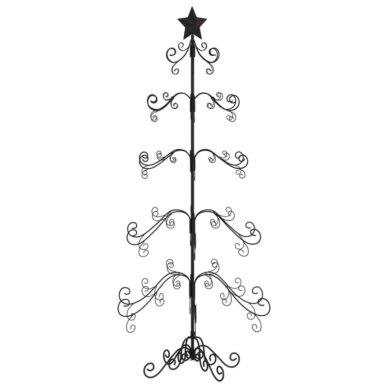 Load image into Gallery viewer, VidaXL Kerstdecoratie kerstboom 150 cm metaal zwart
