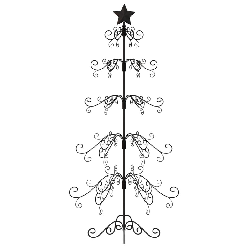 Load image into Gallery viewer, VidaXL Kerstdecoratie kerstboom 150 cm metaal zwart
