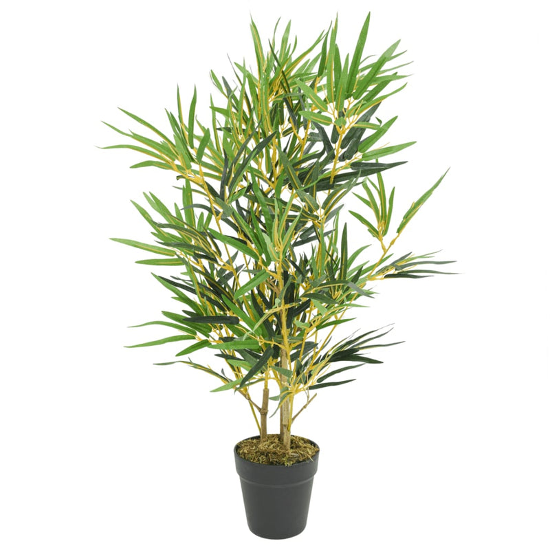 Load image into Gallery viewer, Vidaxl kunstplant bamboe 368 bladeren 80 cm groen
