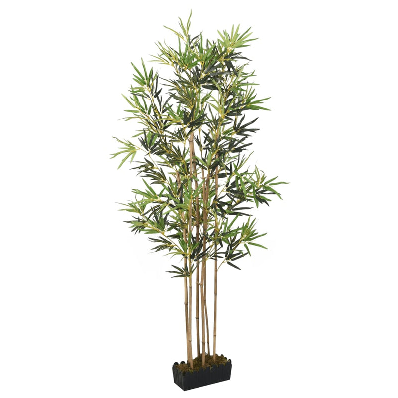 Load image into Gallery viewer, VidaXL Kunstplant bamboe 1104 bladeren 180 cm groen
