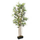 VidaXL Kunstplant bamboe 1104 bladeren 180 cm groen