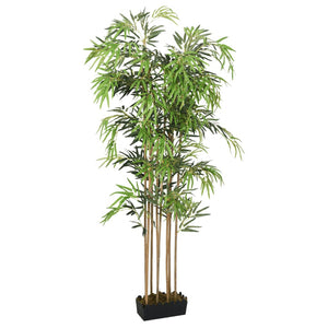 Vidaxl kunstplant bamboe 1605 bladeren 180 cm groen