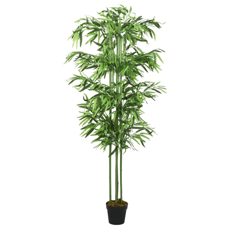 Load image into Gallery viewer, Vidaxl kunstplant bamboe 576 bladeren 150 cm groen
