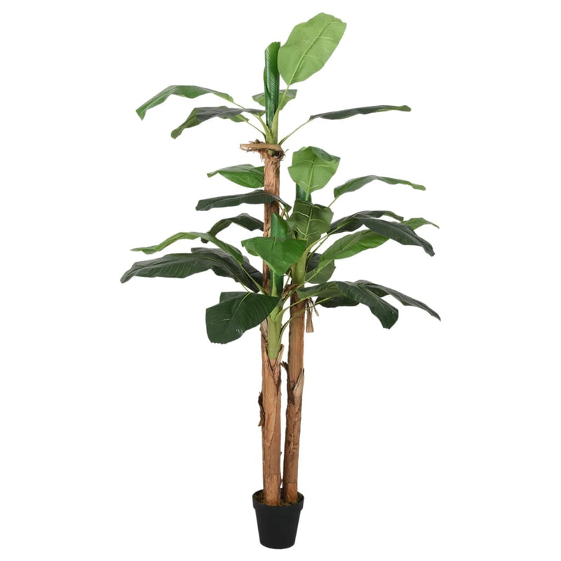 Load image into Gallery viewer, Vidaxl kunstplant bananenboom 19 bladeren 180 cm groen
