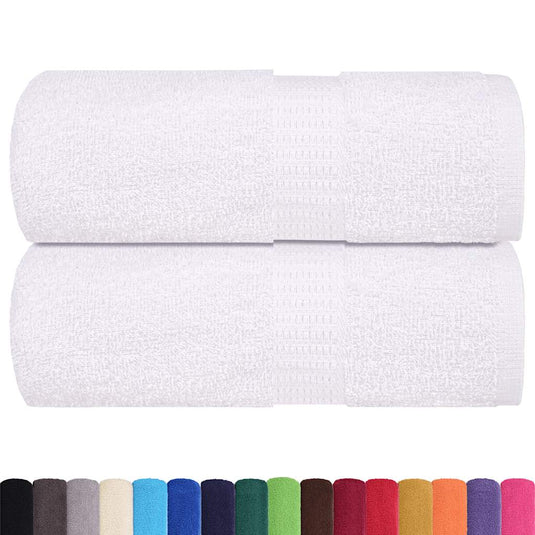 Vidaxl washandjes frogn 2 st 15x21 cm 360 g m² wit