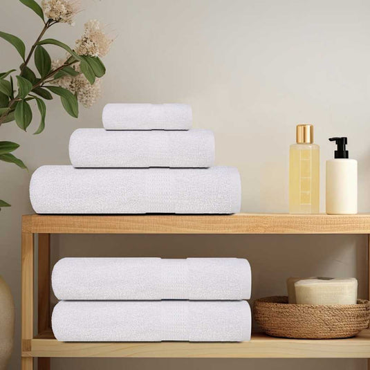 Vidaxl washandjes frogn 2 st 15x21 cm 360 g m² wit