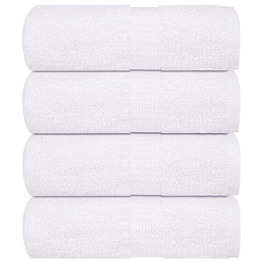 Vidaxl washandjes frogn 4 st 15x21 cm 360 g m² wit