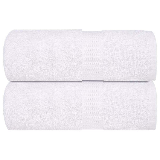 Vidaxl washandjes frogn 2 st 30x30 cm 360 g m² wit
