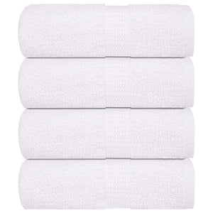 Vidaxl gastendoekjes frogn 4 st 30x50 cm 360 g m² wit