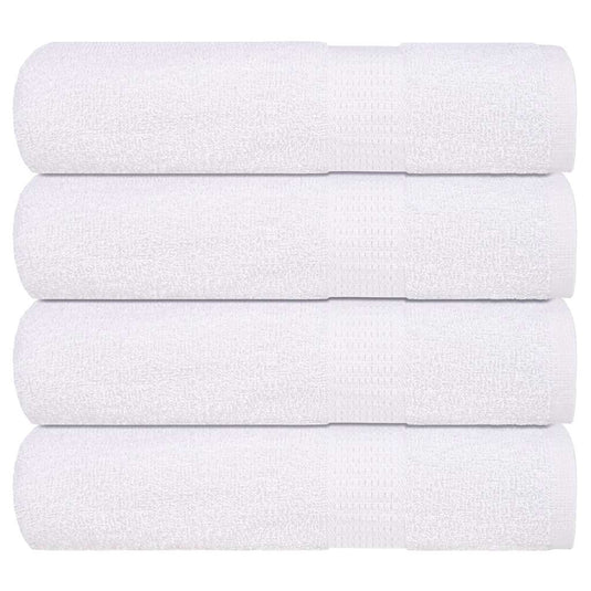 Vidaxl douchehanddoeken frogn 4 st 70x140 cm 360 g m² wit
