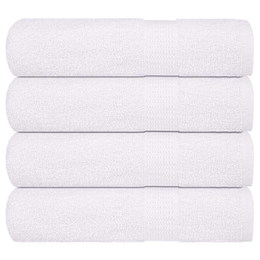 Vidaxl badhanddoeken frogn 4 st 100x150 cm 360 g m² wit