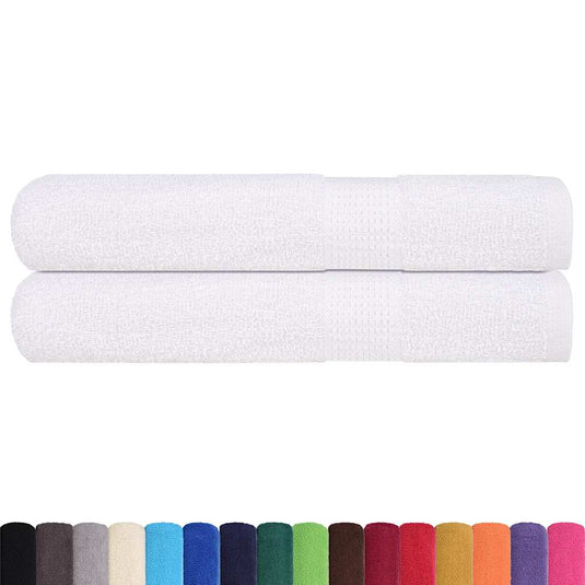 Vidaxl saunahanddoeken frogn 2 st 80x200 cm 360 g m² wit