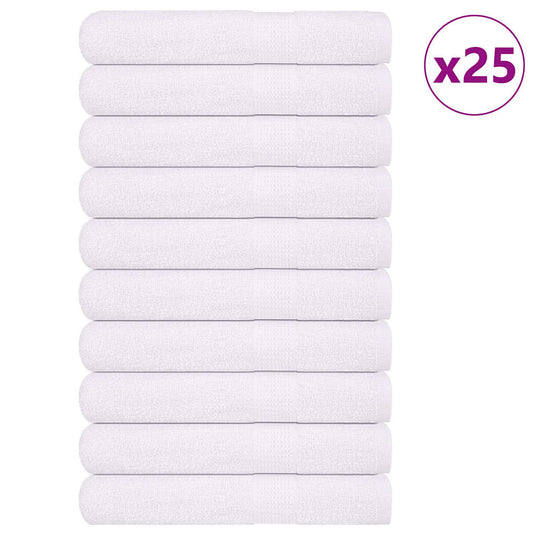 Vidaxl handdoeken frogn 25 st 100x200 cm 360 g m² wit
