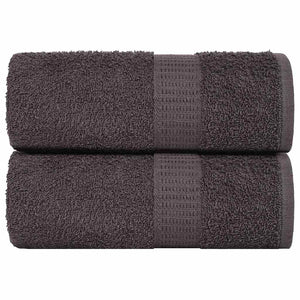 Vidaxl washandjes frogn 2 st 15x21 cm 360 g m² antraciet
