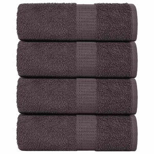 Vidaxl washandjes frogn 4 st 15x21 cm 360 g m² antraciet