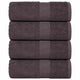Vidaxl washandjes frogn 4 st 15x21 cm 360 g m² antraciet