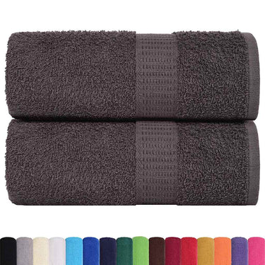 Vidaxl washandjes frogn 2 st 30x30 cm 360 g m² antraciet