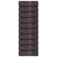 Vidaxl gastendoekjes frogn 10 st 30x50 cm 360 g m² antraciet