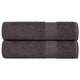 Vidaxl douchehanddoeken frogn 2 st 70x140 cm 360 g m² antraciet