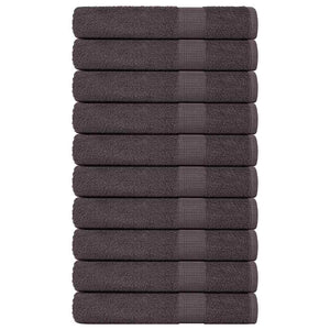 Vidaxl saunahanddoeken frogn 10 st 80x200 cm 360 g m² antraciet