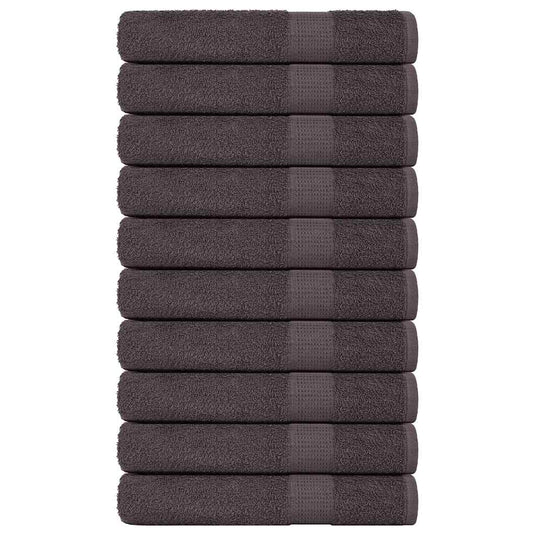 Vidaxl saunahanddoeken frogn 10 st 80x200 cm 360 g m² antraciet