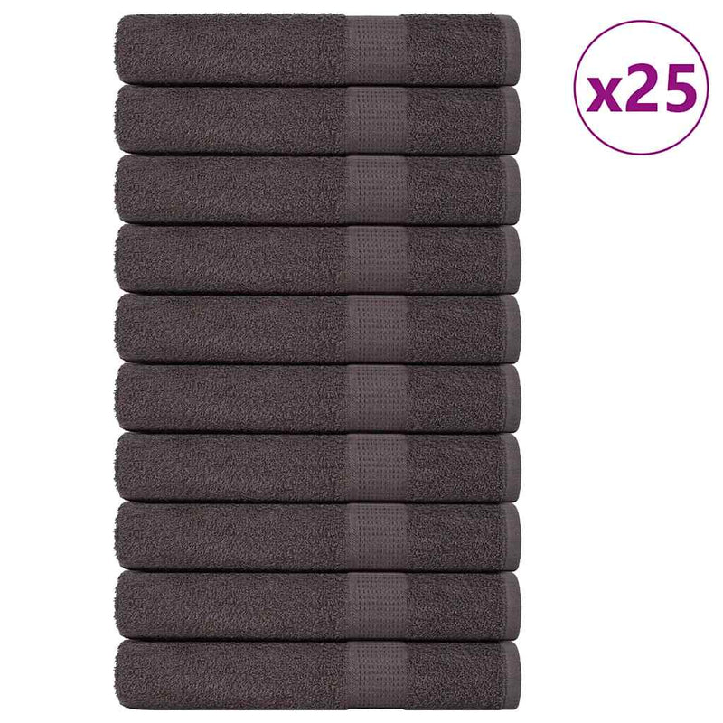 Load image into Gallery viewer, Vidaxl handdoeken frogn 25 st 100x200 cm 360 g m² antraciet
