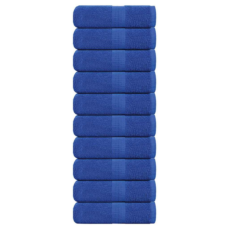 Load image into Gallery viewer, Vidaxl washandjes frogn 10 st 30x30 cm 360 g m² blauw
