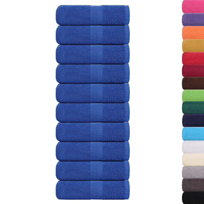 Load image into Gallery viewer, Vidaxl washandjes frogn 10 st 30x30 cm 360 g m² blauw
