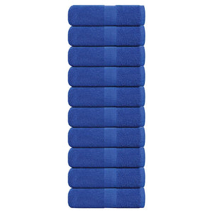 Vidaxl gastendoekjes frogn 10 st 30x50 cm 360 g m² blauw