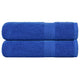 Vidaxl handdoeken frogn 2 st 50x100 cm 360 g m² blauw