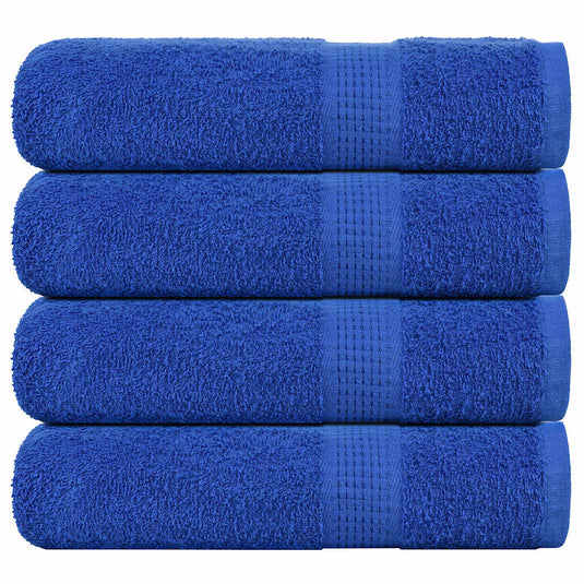 Vidaxl douchehanddoeken frogn 4 st 70x140 cm 360 g m² blauw