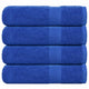 Vidaxl douchehanddoeken frogn 4 st 70x140 cm 360 g m² blauw