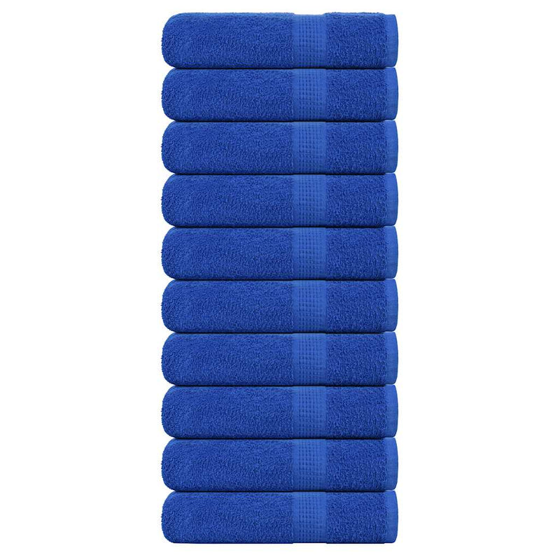 Load image into Gallery viewer, Vidaxl douchehanddoeken 10 st 70x140 cm 360 g m² 100% katoen blauw
